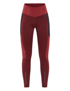 Damskie elastyczne spodnie Craft ADV Essence Warm Tights czerwone