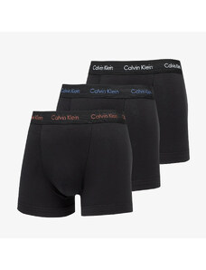 Bokserki Calvin Klein Cotton Stretch Boxer 3-Pack Black/ Maroon/ Skyway/ True Navy Logos