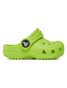 Crocs Klapki Classic Kids Clog T Limeade 206990 Zielony