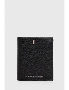 Tommy Hilfiger portfel skórzany męski kolor czarny AM0AM11851