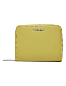 Mały Portfel Damski Calvin Klein Ck Must Z/A Wallet W/Flap Md K60K607432 Citrus ZAV