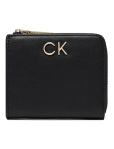 Mały Portfel Damski Calvin Klein Re-Lock Za Wallet Sm K60K610781 Ck Black BEH