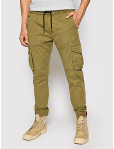 Alpha Industries Joggery 116202 Zielony Tapered Fit