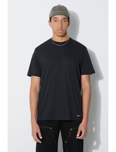 Carhartt WIP t-shirt bawełniany 2-pack Standard Crew Neck kolor czarny gładki I029370.933XX