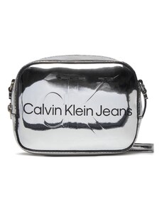 Torebka Calvin Klein Jeans Sculpted Camera Bag18 Mono S K60K611858 Silver 0IM