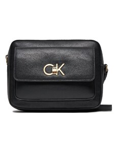 Calvin Klein Torebka Re-Lock Camera Bag W/Flap K60K611083 Czarny