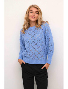 Kaffe Sweter "Joanna" w kolorze niebieskim