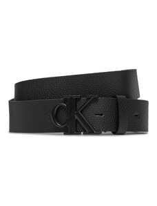 Pasek Męski Calvin Klein Jeans Ro Mono Plaque Lthr Belt 35Mm K50K511416 Black BEH