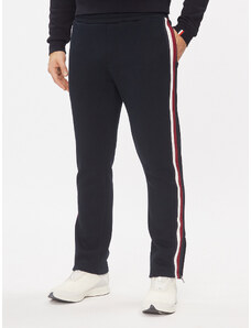 Tommy Hilfiger Spodnie dresowe Bold Global Stripe MW0MW32677 Granatowy Regular Fit