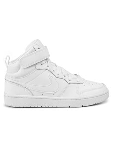 Sneakersy Nike Court Borough Mid 2 (Gs) CD7782 100 Biały