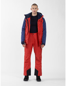4F Spodnie narciarskie 4FAW23TFTRM402 Czerwony Regular Fit