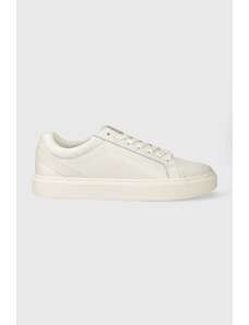Calvin Klein sneakersy skórzane LOW TOP LACE UP ARCHIVE STRIPE kolor biały HM0HM01292