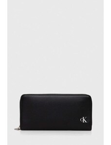 Calvin Klein Jeans portfel damski kolor czarny