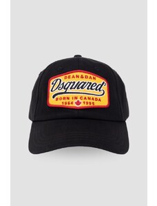DSQUARED2 Czarna czapka Baseball Cap