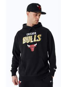 Bluza męska New Era Team Script OS Hoody Chicago Bulls black