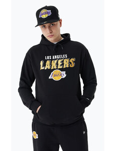 Bluza męska New Era Team Script OS Hoody Los Angeles Lakers black