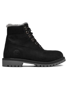 Trapery Timberland Premium 6 Inch Wp Shearling Lined TB0A41UX0011 Black Nubuck
