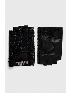Karl Lagerfeld mitenki damskie kolor czarny