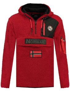 Geographical Norway Bluza polarowa "Terifique" w kolorze czerwonym