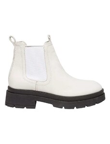 Marc O'Polo Shoes Skórzane sztyblety "Filippa 6A" w kolorze białym