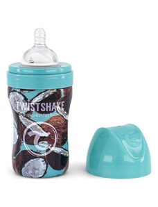 Twistshake Butelka niemowlęca w kolorze turkusowym - 260 ml
