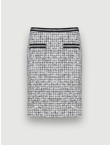 Molton Spódnica w białym kolorze ze wzorem
