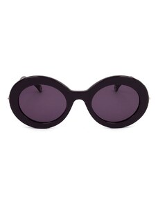 Carolina Herrera Damskie okulary przeciwsłoneczne w kolorze srebrno-fioletowym