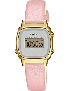 Casio Zegarek kwarcowy "Casio Collection Retro" w kolorze złoto-biało-jasnoróżowym