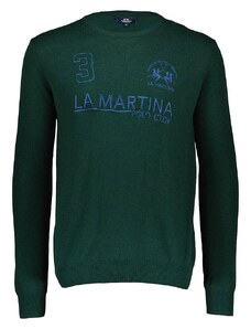 La Martina Sweter w kolorze zielonym