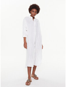 Polo Ralph Lauren Sukienka plażowa 21364379 Biały Relaxed Fit