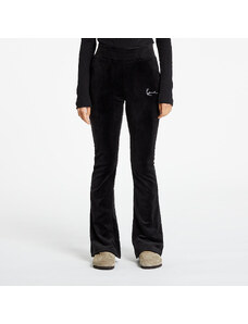 Damskie spodnie dresowe Karl Kani Small Signature Flared Velvet Pants Black