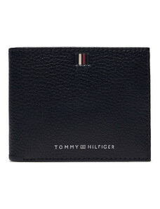 Duży Portfel Męski Tommy Hilfiger Th Central Mini Cc Wallet AM0AM11854 Space Blue DW6