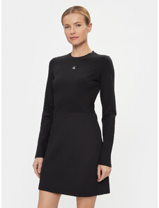 Calvin Klein Jeans Sukienka codzienna Milano Spacer Mix Outfit Dress J20J222528 Czarny Regular Fit