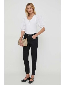 Lauren Ralph Lauren jeansy damskie kolor czarny