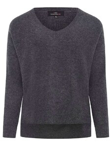 Zwillingsherz Kaszmirowy sweter w kolorze antracytowym