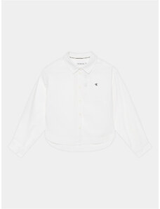 Calvin Klein Jeans Koszula IG0IG02331 Biały Oversize