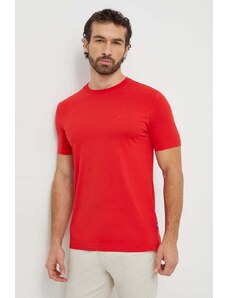 BOSS t-shirt bawełniany kolor czerwony 50468347
