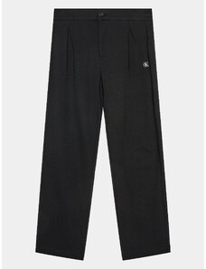 Calvin Klein Jeans Spodnie materiałowe Ceremony IB0IB01936 Czarny Regular Fit