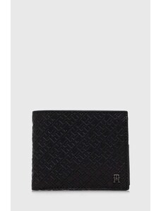 Tommy Hilfiger portfel skórzany męski kolor czarny AM0AM11846