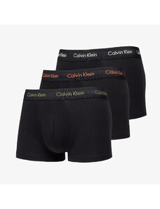 Bokserki Calvin Klein Cotton Stretch Low Rise Trunk 3-Pack Black