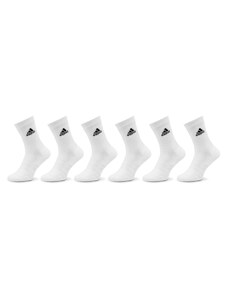 Skarpety wysokie unisex adidas Cushioned Sportswear Crew Socks 6 Pairs HT3453 white/black