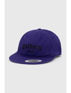 Carhartt WIP czapka z daszkiem Onyx Cap kolor fioletowy z aplikacją I032899.1ZTXX