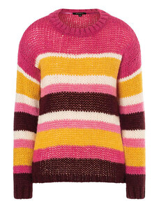More & More Sweter w kolorze różowo-pomarańczowo-czarnym