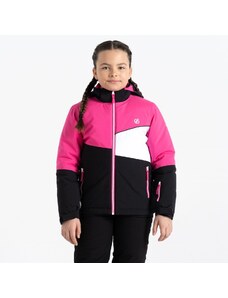 Dziecięca zimowa kurtka narciarska Dare2b STEAZY różowo-czarna