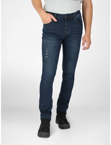 Volcano Granatowe spodnie jeansowe męskie dopasowany krój D-DEXTER 22