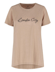 Volcano Klasyczna koszulka z nadrukiem i napisem T-LONDON