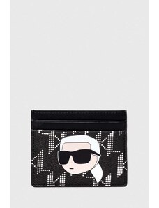 Karl Lagerfeld etui na karty kolor czarny