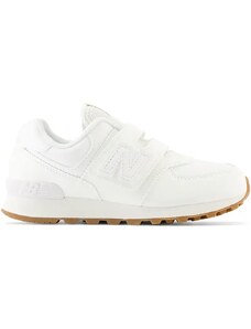 Buty dziecięce New Balance PV574NWW – białe