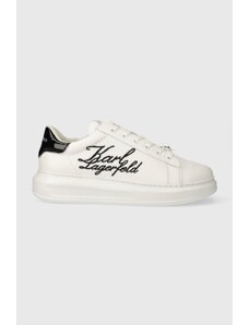 Karl Lagerfeld sneakersy skórzane KAPRI MENS kolor biały KL52510S