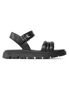 Sandały Calvin Klein Jeans Velcro Sandal V4A2-80512-1614 Black 999